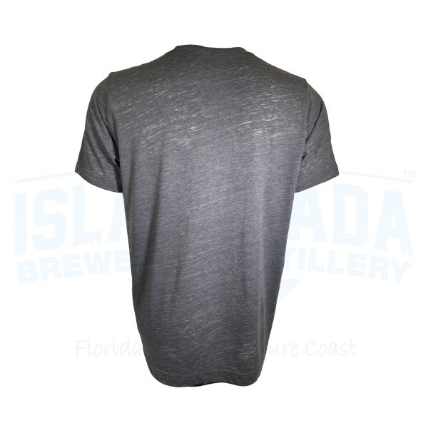 Islamorada Brewery & Distillery Cotton T - Charcoal - Retro