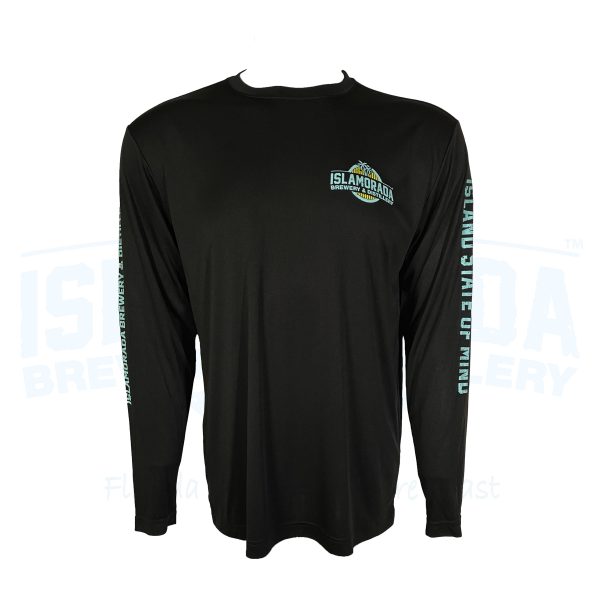 Long Sleeve Dry Fit - Black Sailfish - Mens - Front