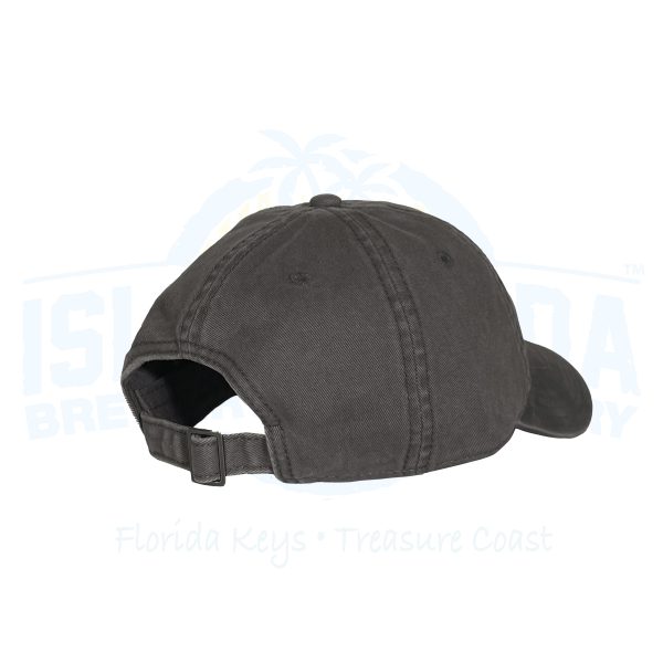 Islamorada Brewery & Distillery charcoal dad hat retro back