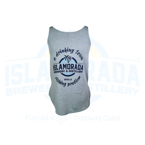 Islamorada Brewery & Distillery Cotton tank - Key Hoppin blue